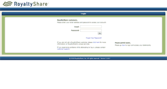 Desktop Screenshot of login.royaltyshare.com